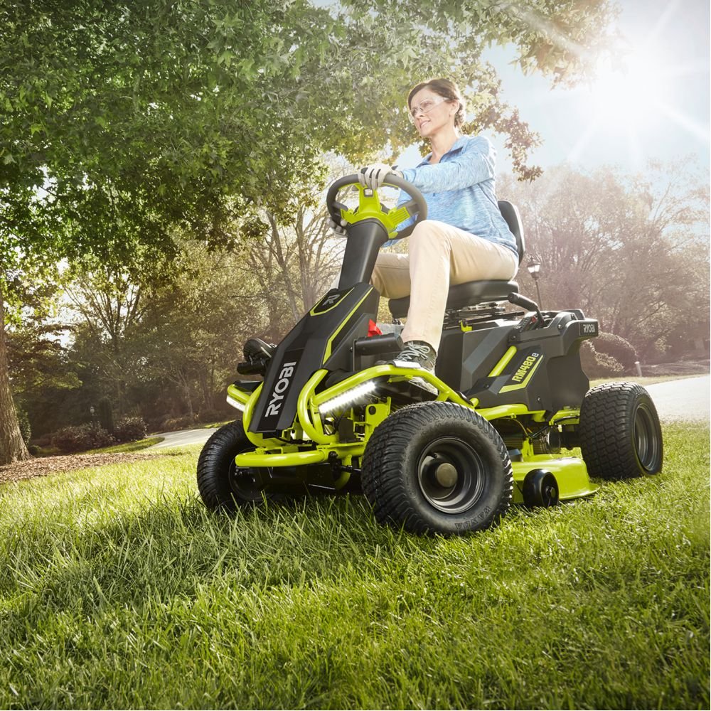 Tondeuse autoportée rider électrique RYOBI RM480E 48V L.96 cm – Avec batterie et chargeur – Image 3